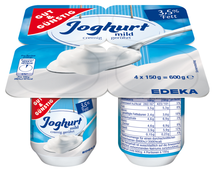 Ruckruf Hersteller Ruft Gut Gunstig 4er Joghurt Via Edeka Und Marktkauf Zuruck Produktwarnungen Produktruckrufe Und Verbraucherwarnungen